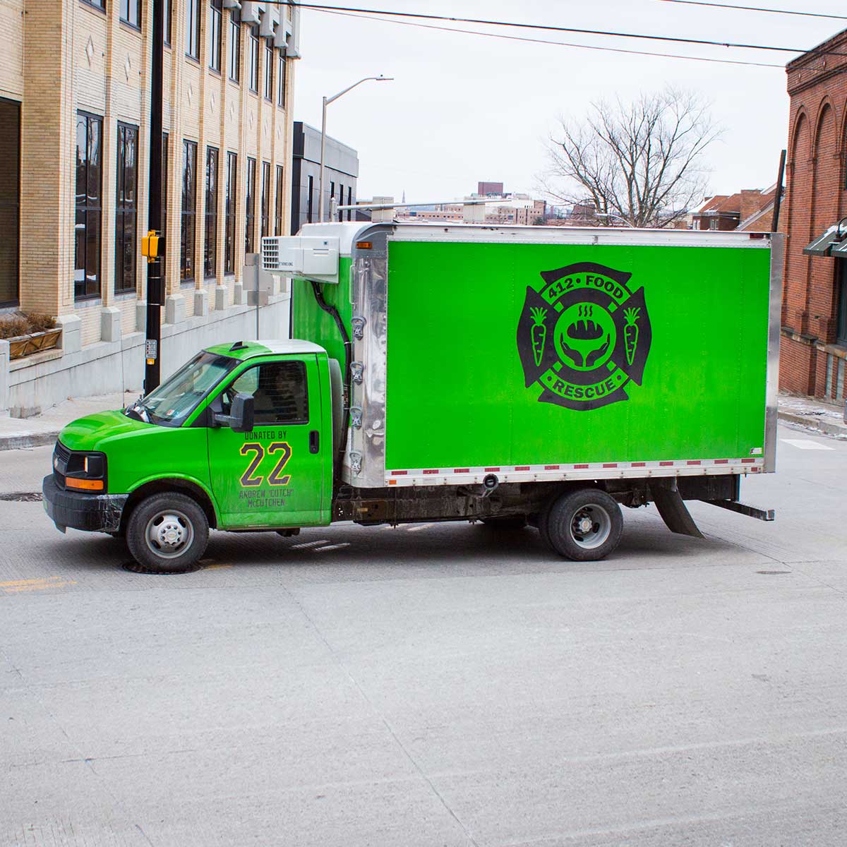 412 Food Rescue truck